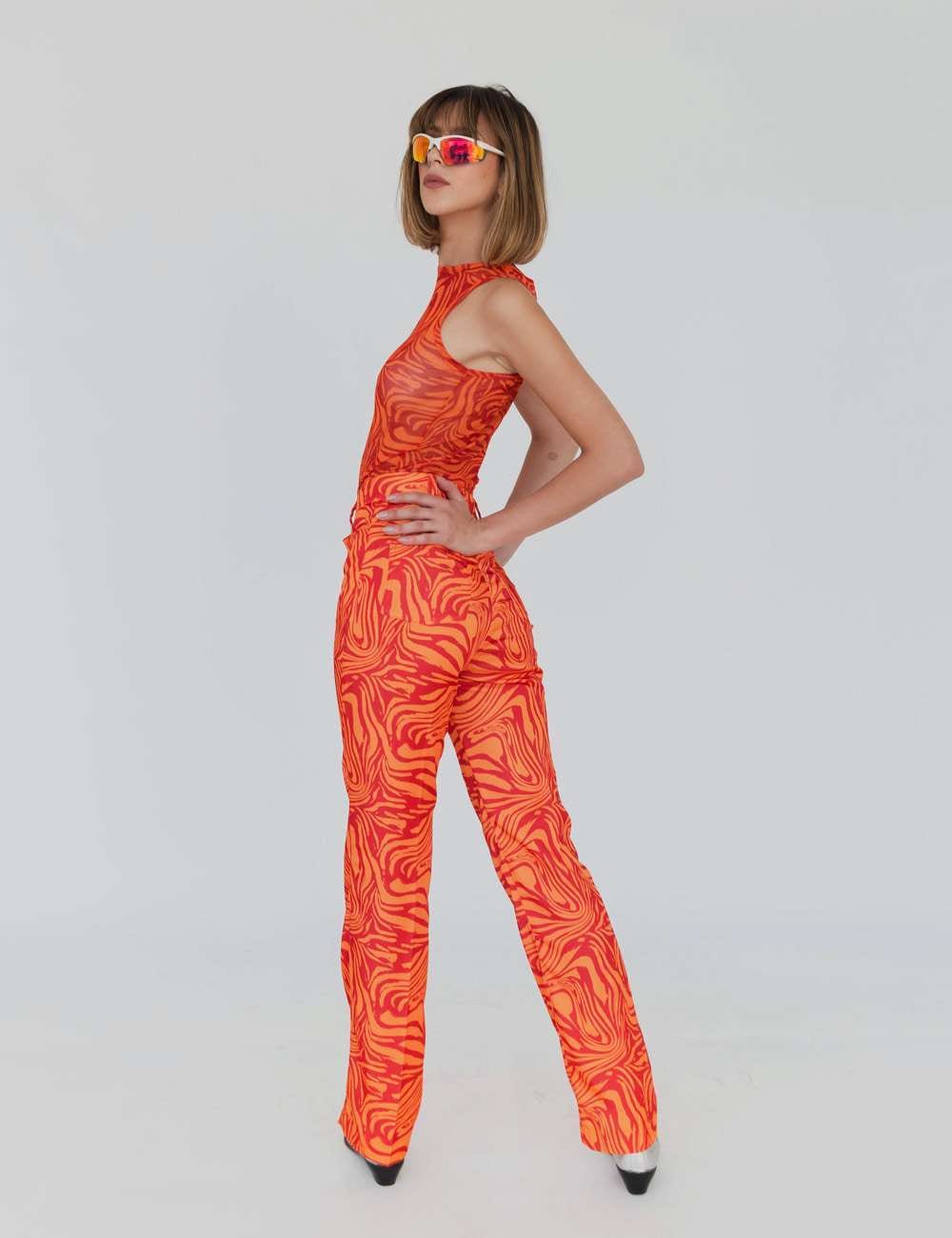 Howdy Pants Orange Swirl - imagen 3