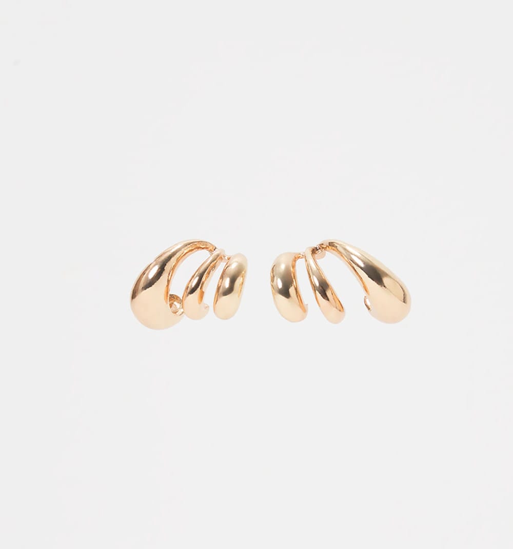 Aretes triple gota - imagen 3