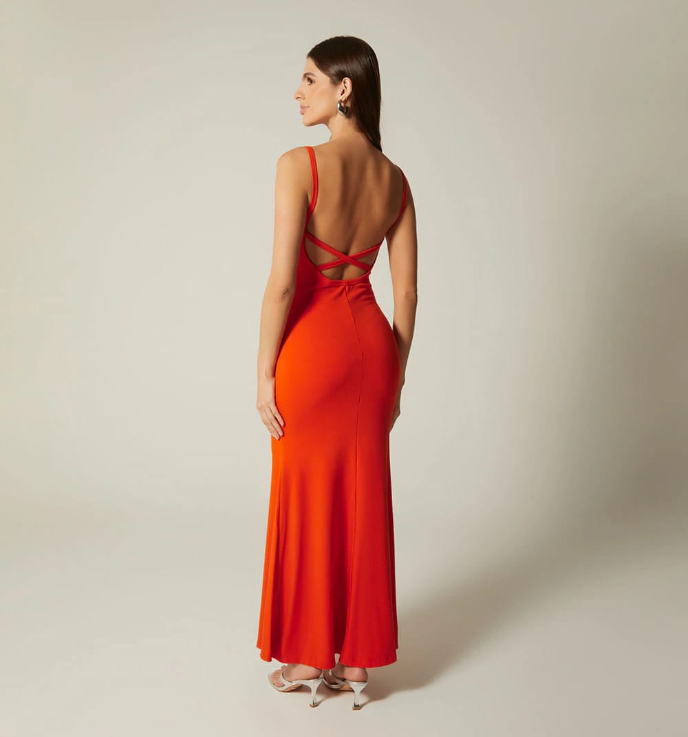 Vestido largo tiras - imagen 9