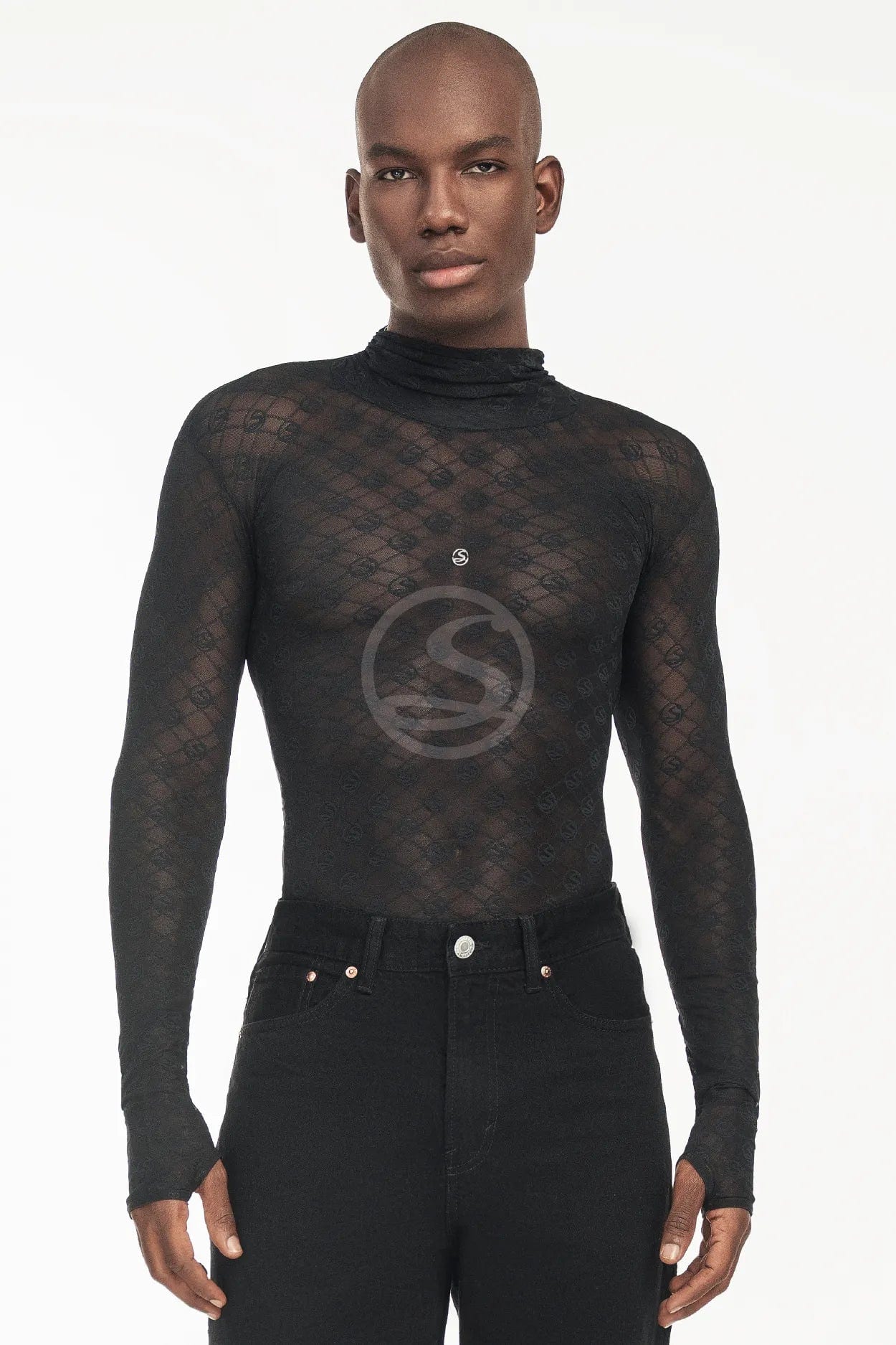 Mesh Surnia Negro Santísimas Men Ref. S-641 - imagen 1