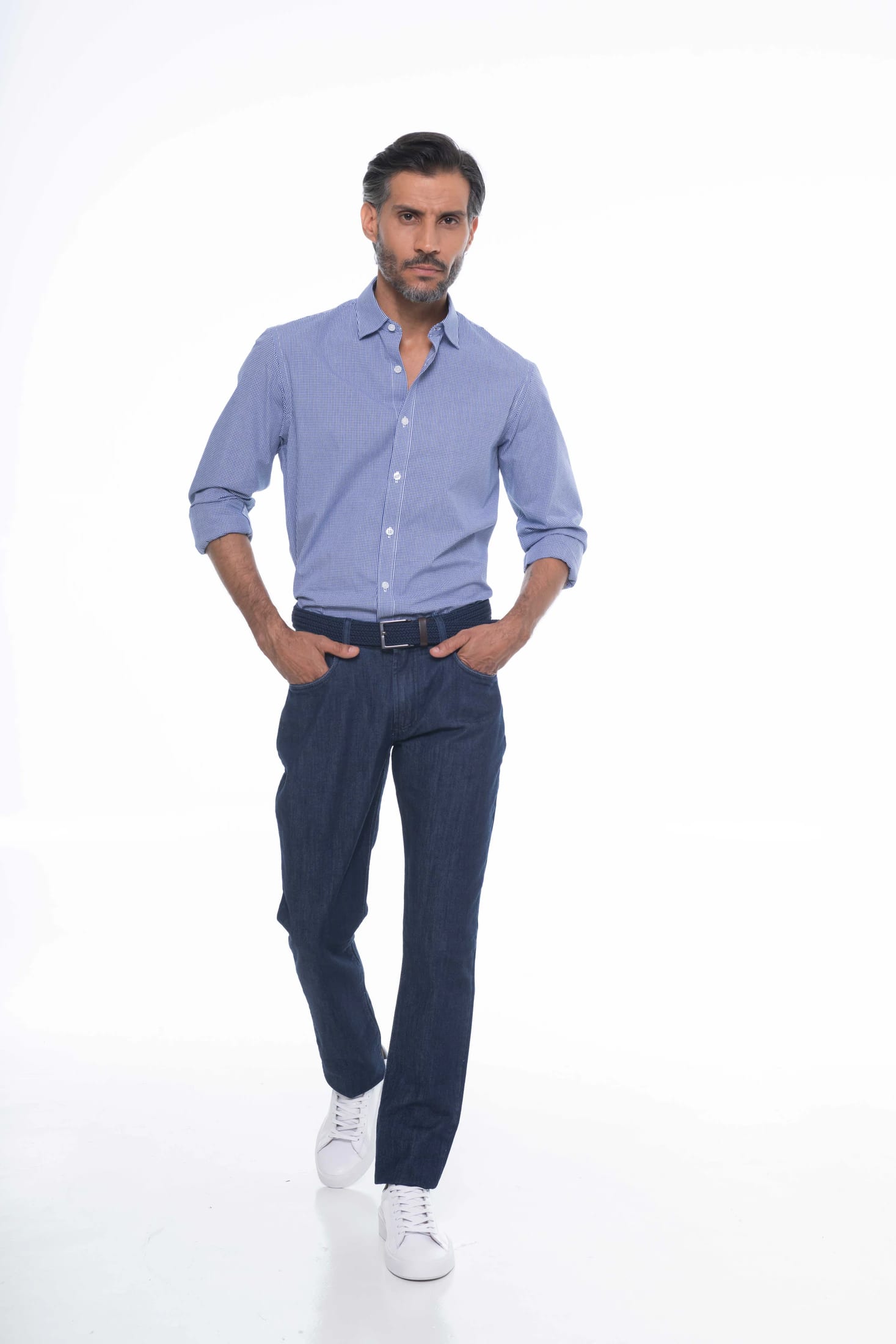 Camisa Londres Azul Oscuro - imagen 3