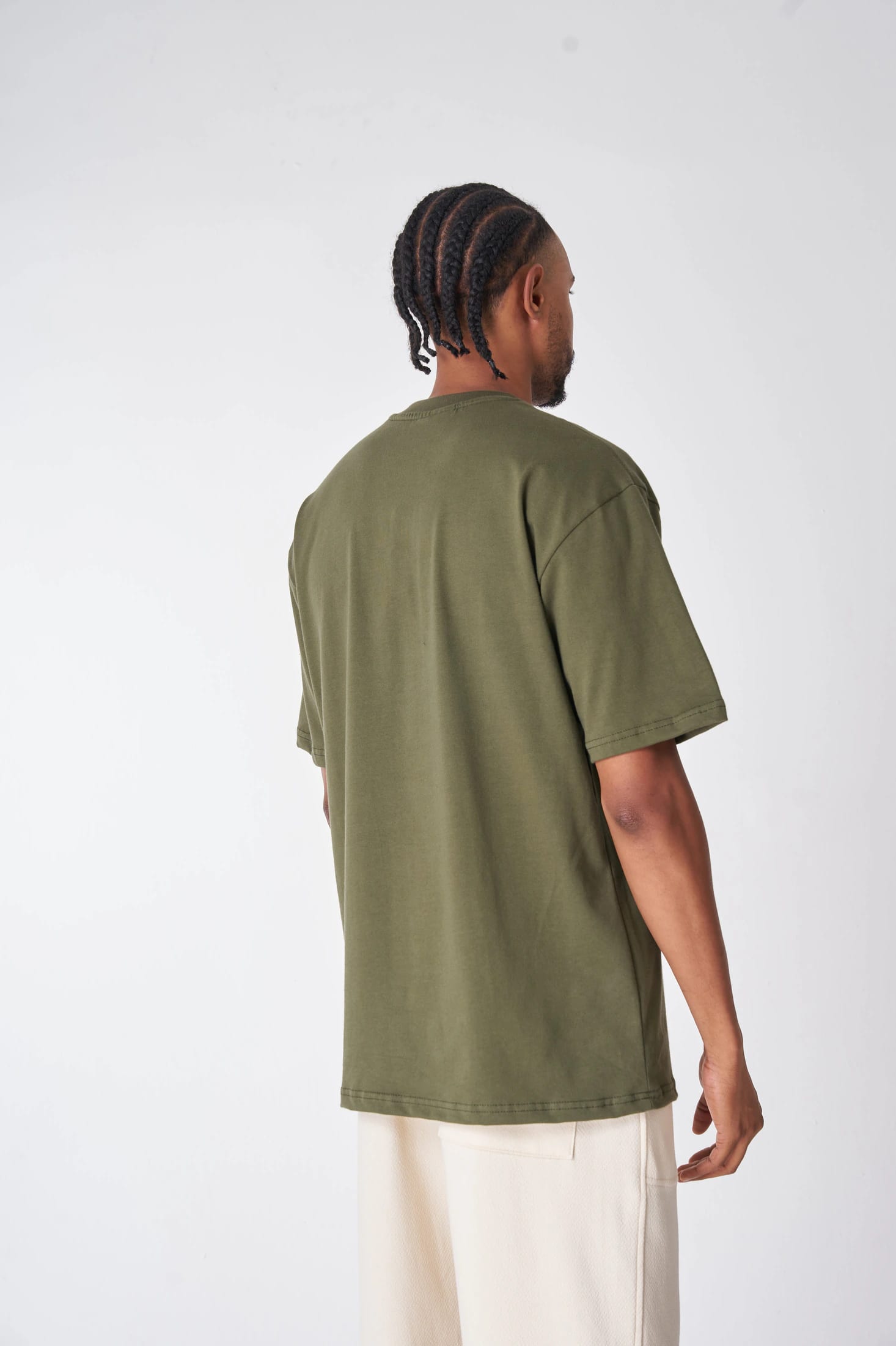 CAMISETA 270 GRAMOS, 100% ALGODÓN VERDE MILITAR - imagen 2