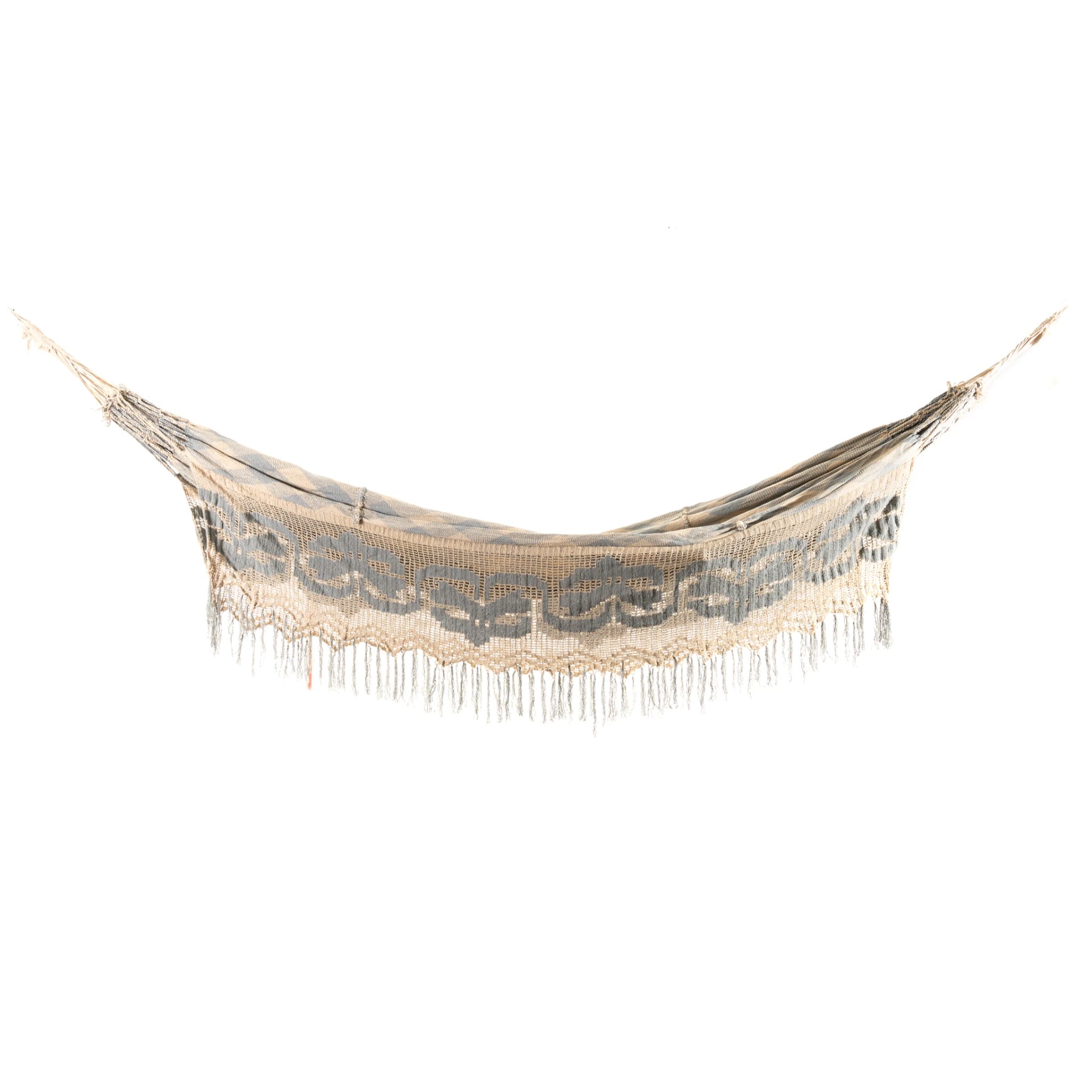 Hamaca Wayuu Gris Claro - imagen 1