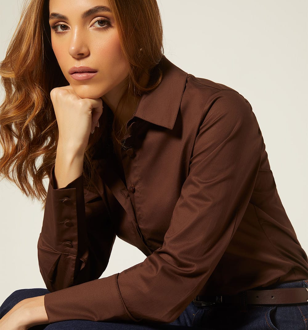 Camisera basica manga larga entallada - imagen 6