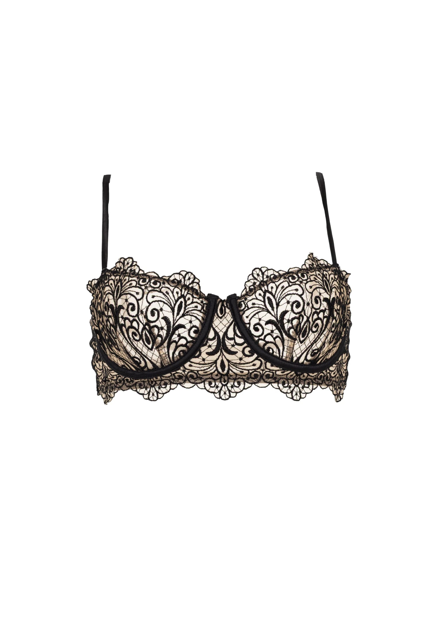 BRASIER MEDIA COPA ELLIPSE WHISPERS NEGRO - imagen 4