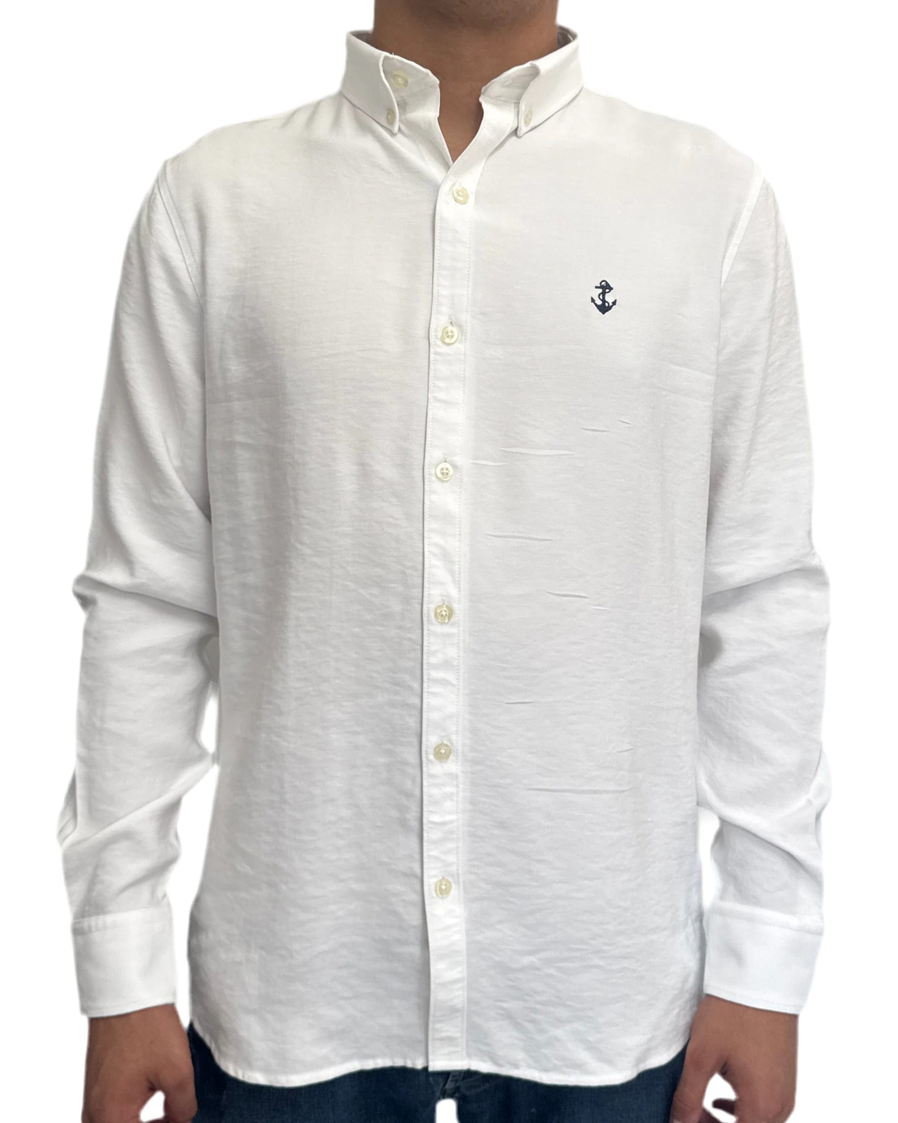 Camisa Blanca en rayón - imagen 1