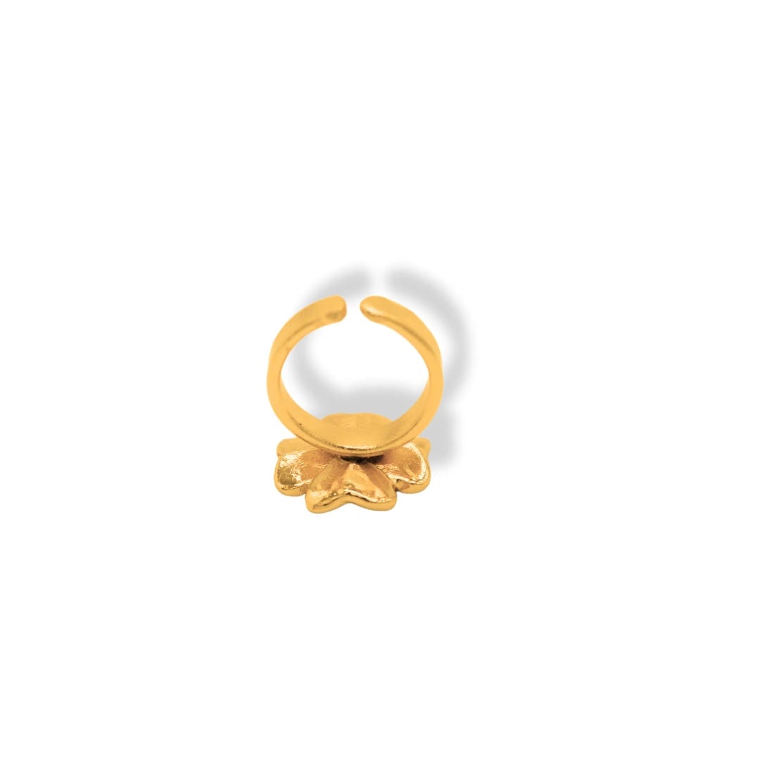 Anillo de trébol de 4 hojas pequeño - imagen 2