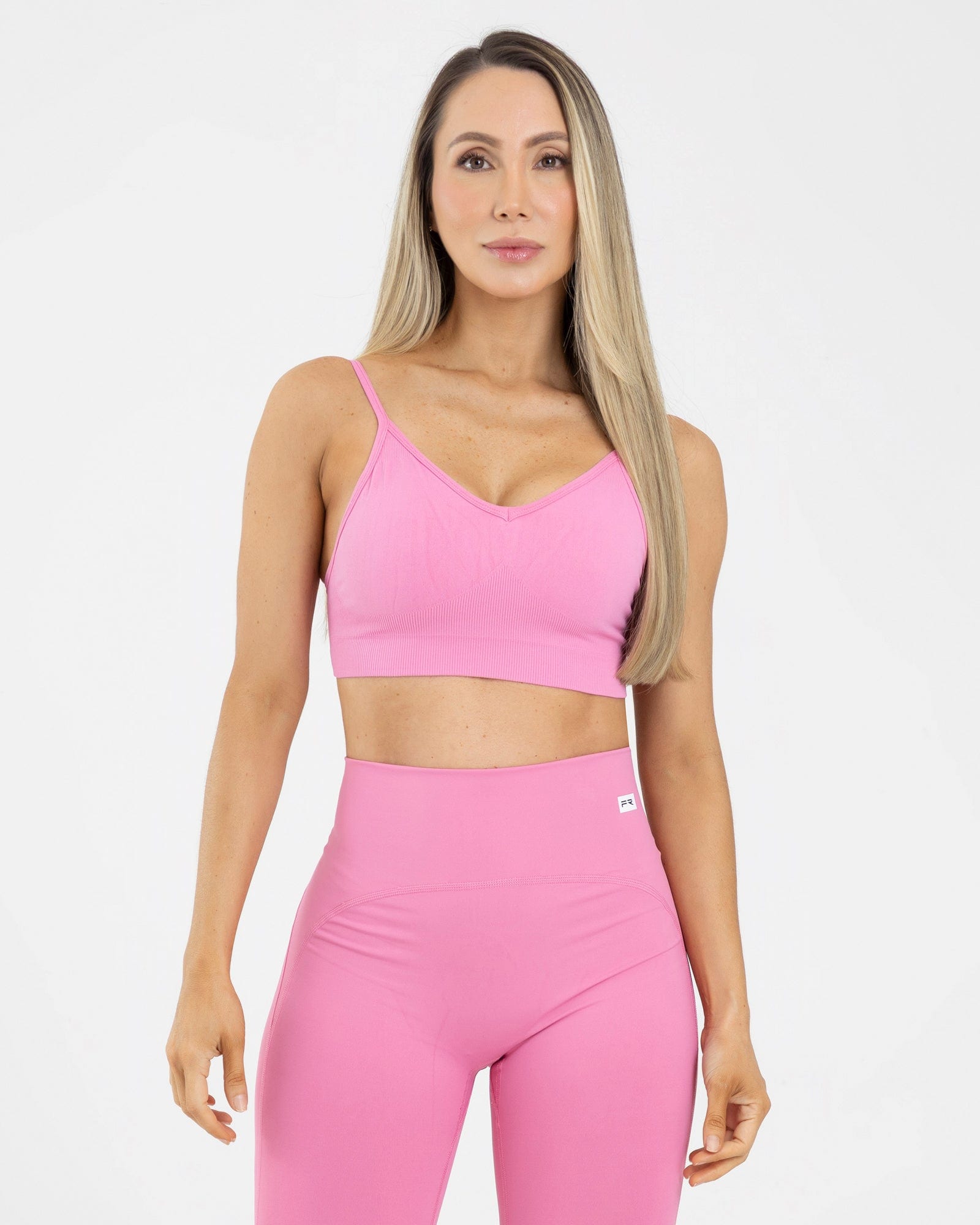 Top seamless sculpt rosa cosmos level up FIBER - imagen 1