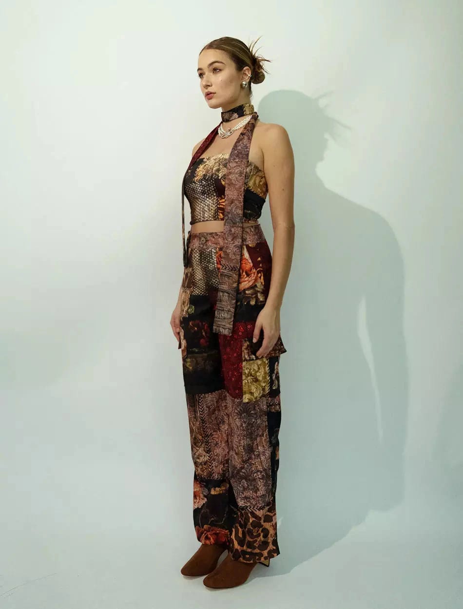 Women’s Cargo Pants in Patchwork - imagen 2
