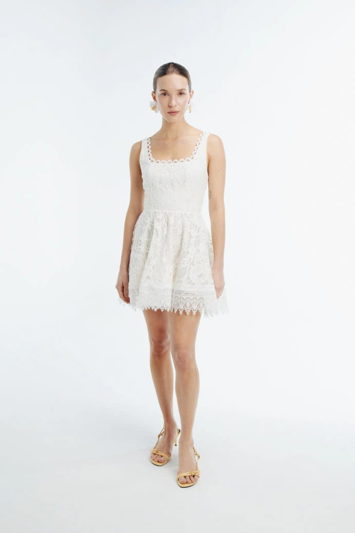 HAVANA MINI DRESS WHITE - imagen 6