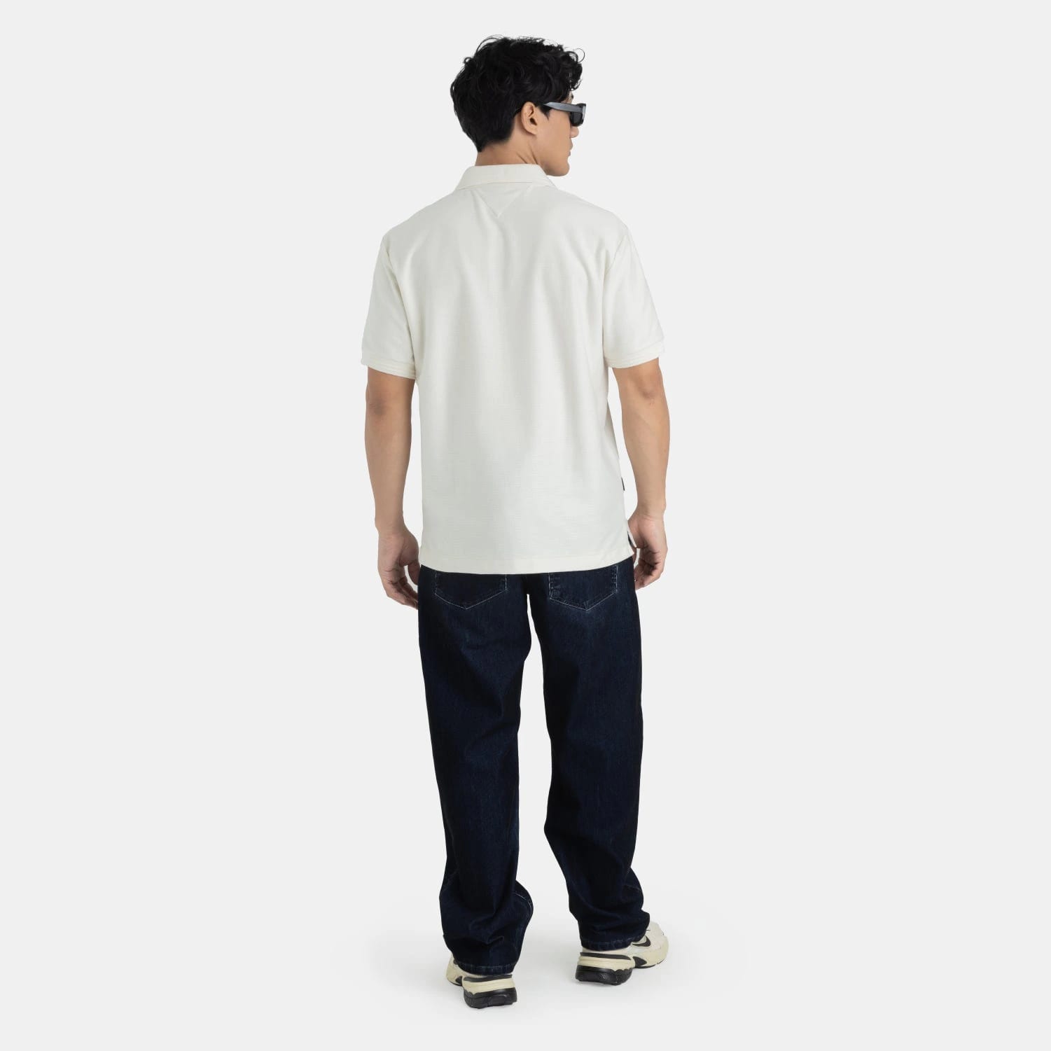Corduroy Touch Denim Relaxed Fit Azul Oscuro - imagen 6