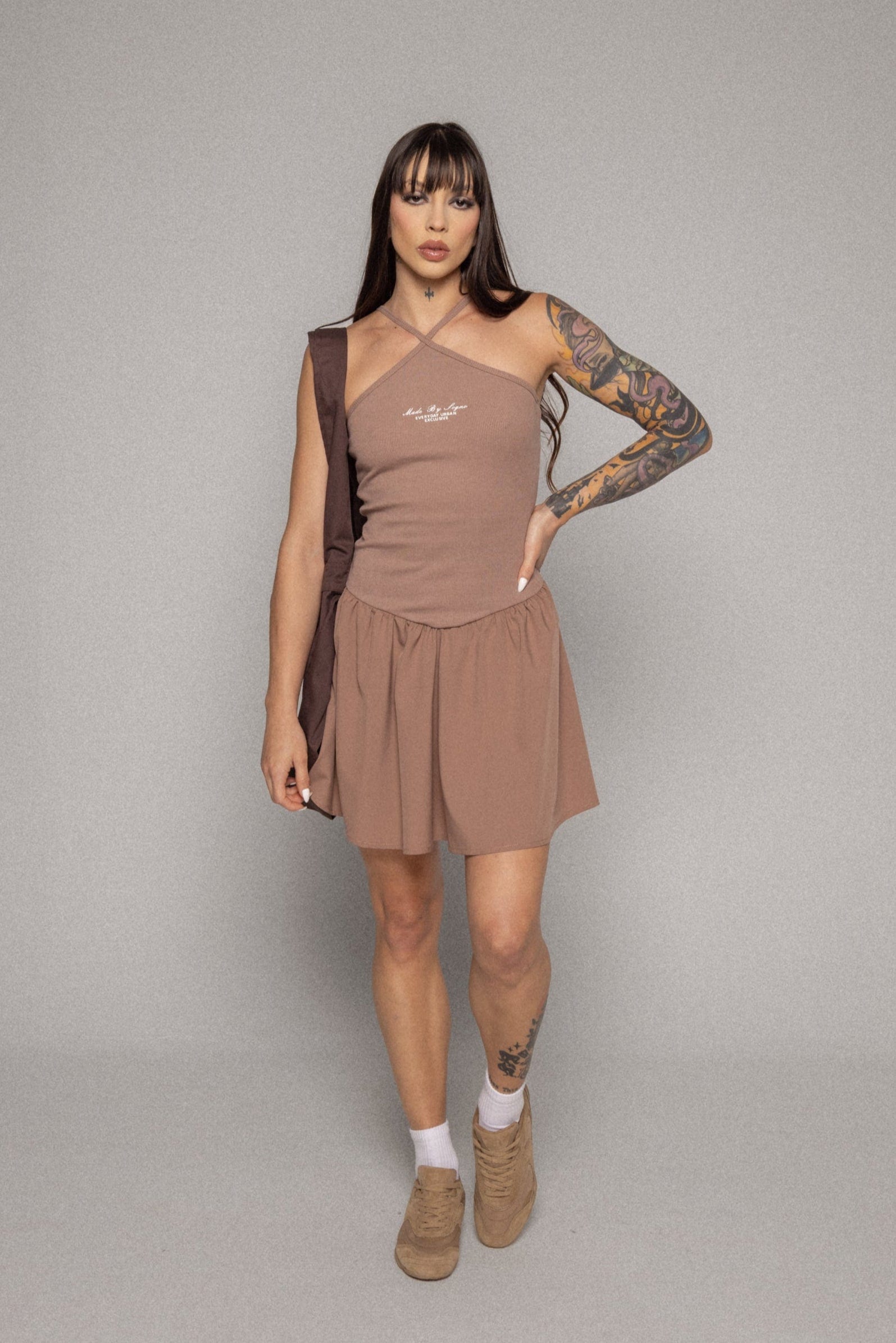 Vestido Mini The Win-Mocca - imagen 1
