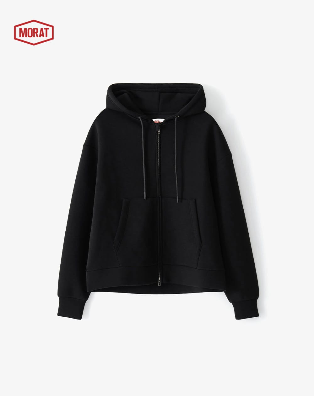 Buzo tipo hoodie negro unisex GEF | MORAT - imagen 8