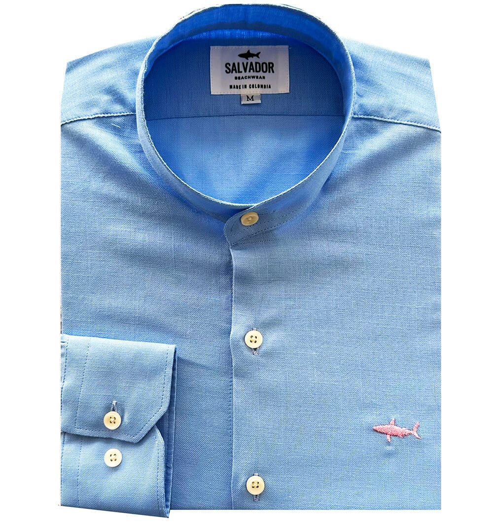 CAMISA NERU AZUL MEDIO - imagen 1