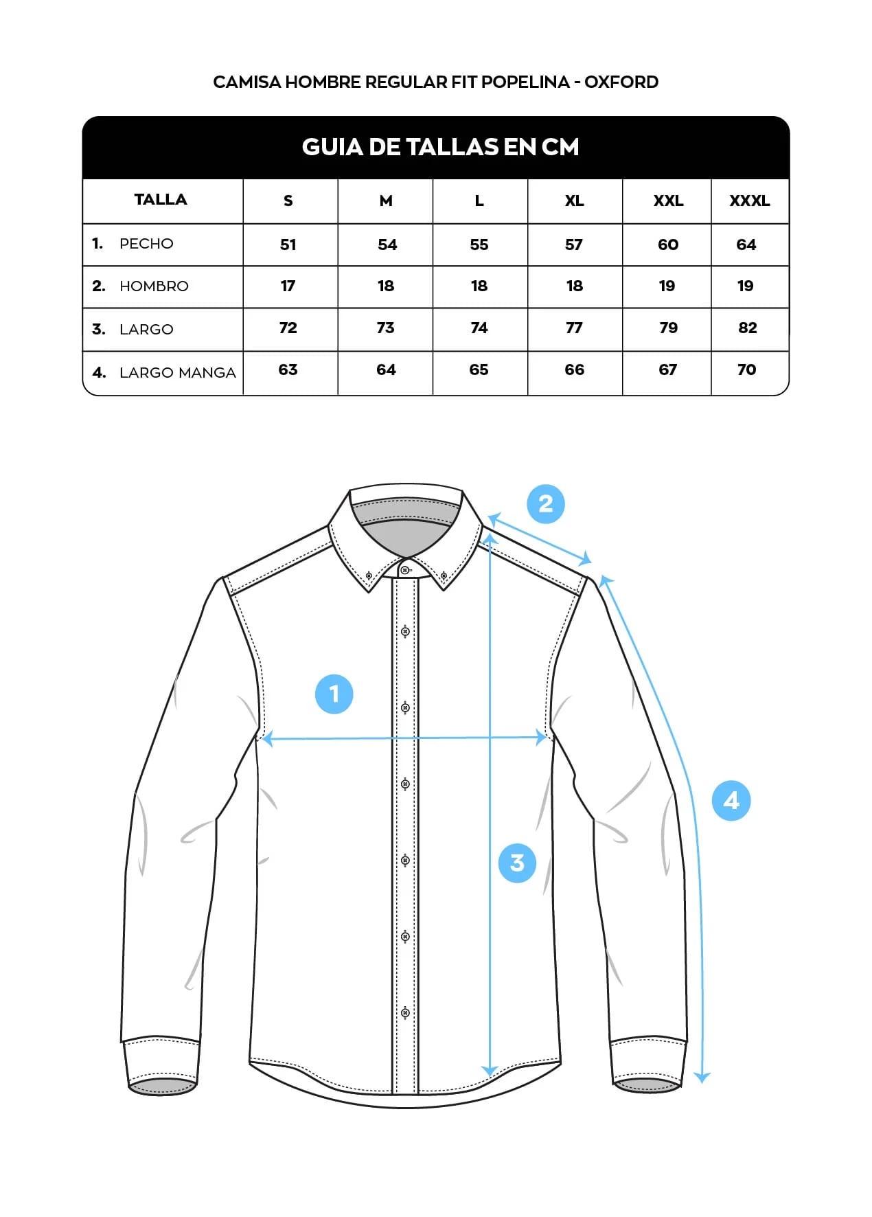 Camisa Antimanchas Popelina Baby Blue - imagen 14