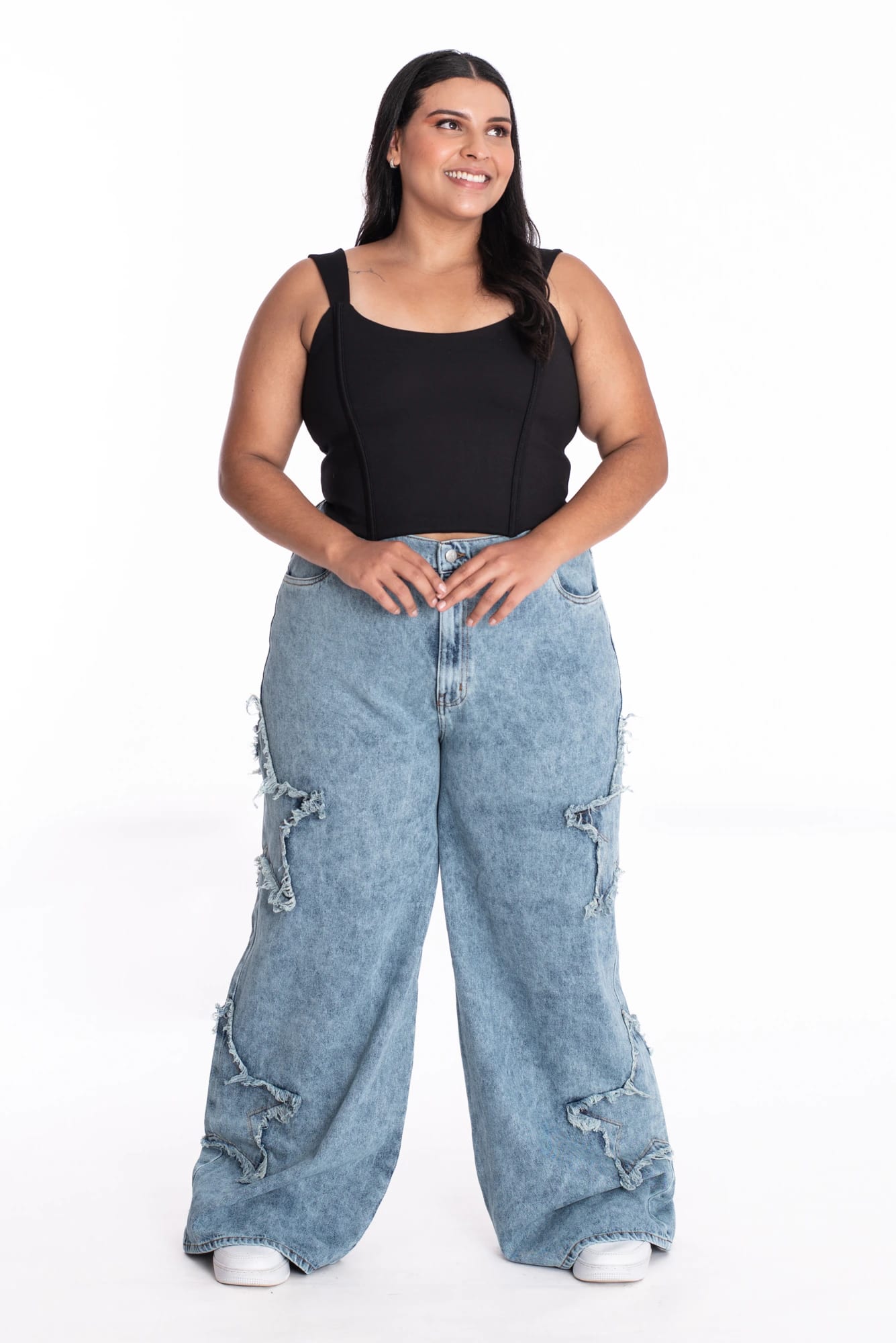 Crop Top Simona Negro - imagen 12