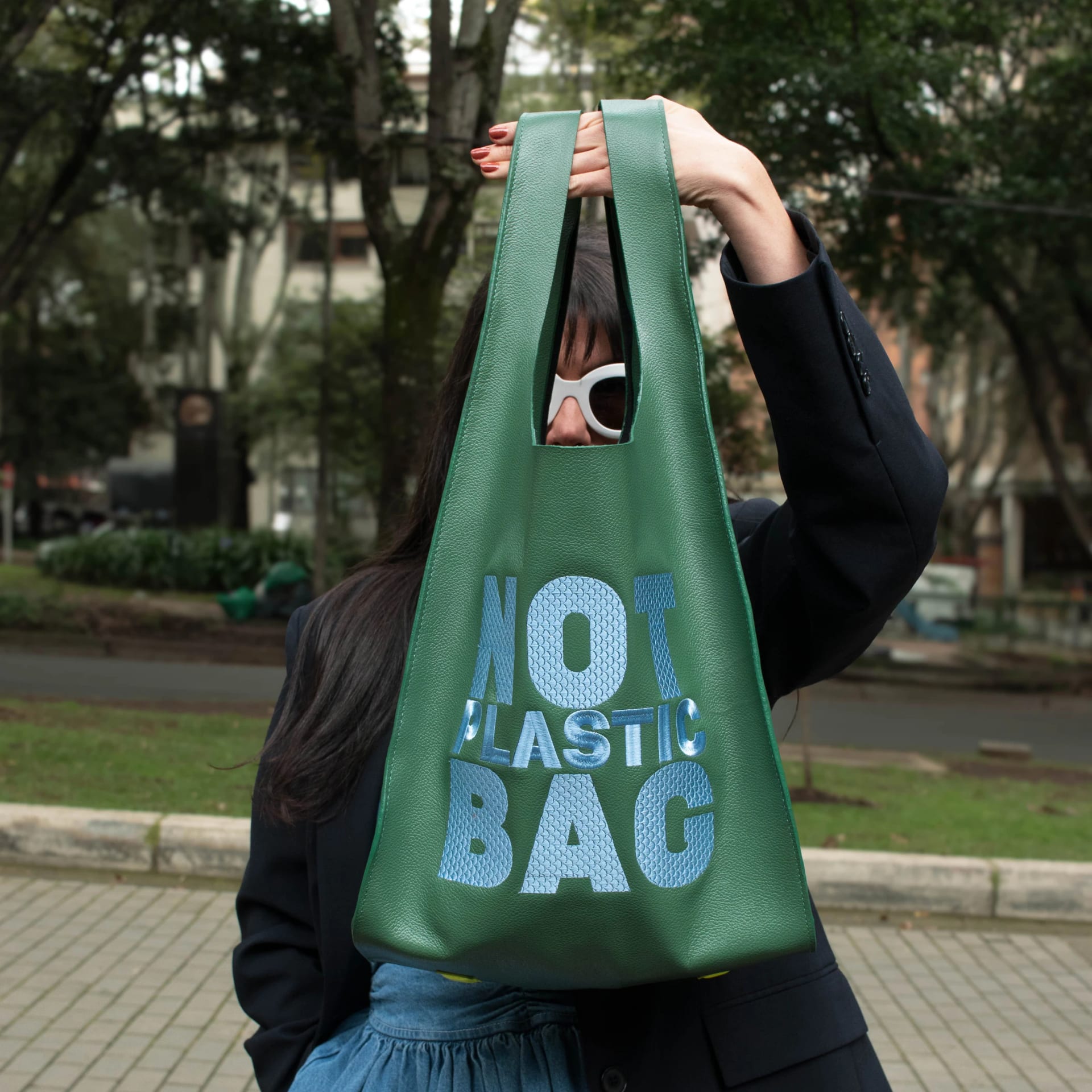 PLASTIC BAG - Forest Green - imagen 2