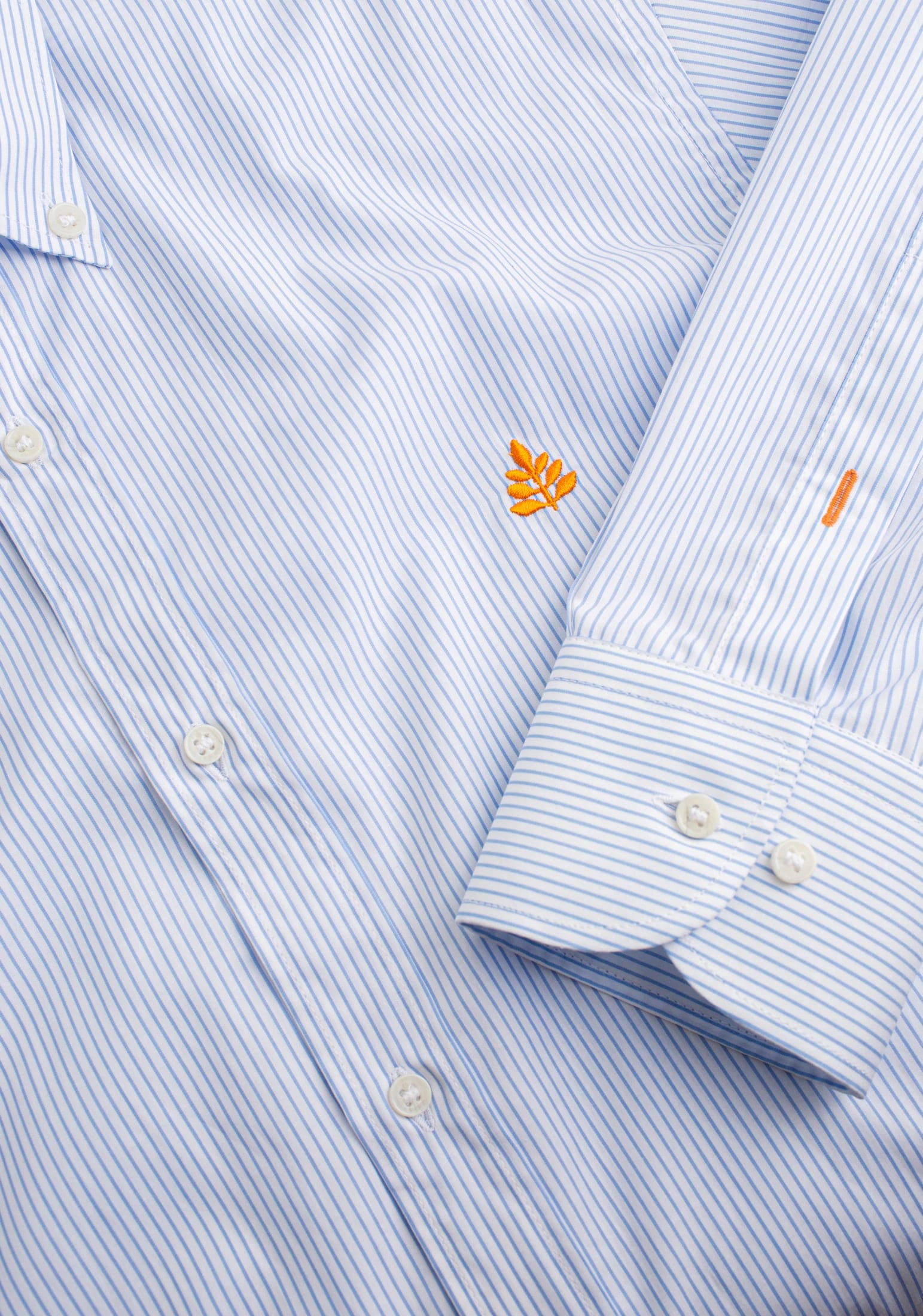 Camisa H CBD Rayas L-Nar Azul Claro - imagen 3