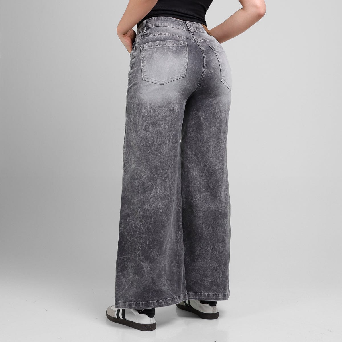 Jean Wide leg Axspen Ax-2830 Gris - imagen 2