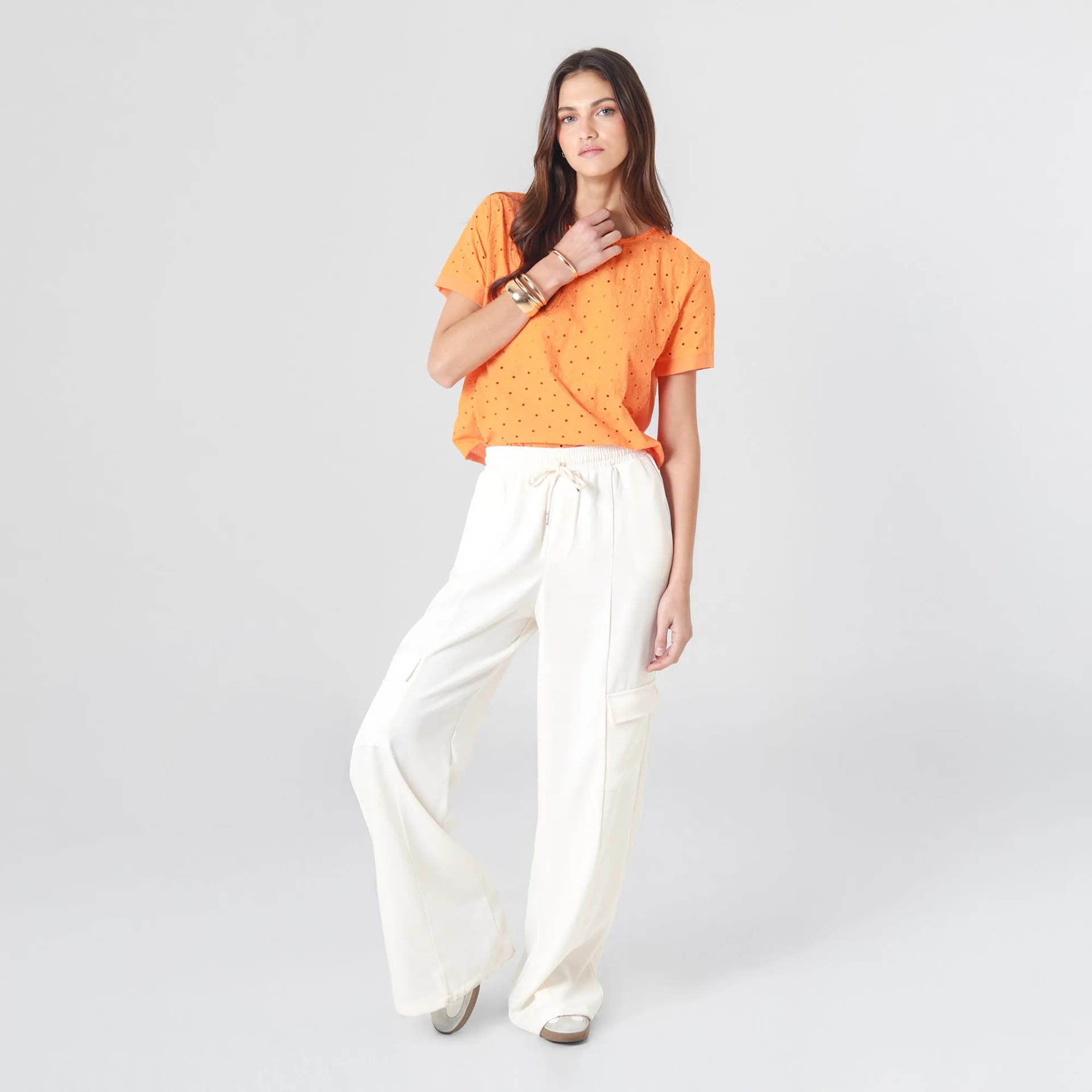 Blusa Cuello Redondo Manga Corta - imagen 5