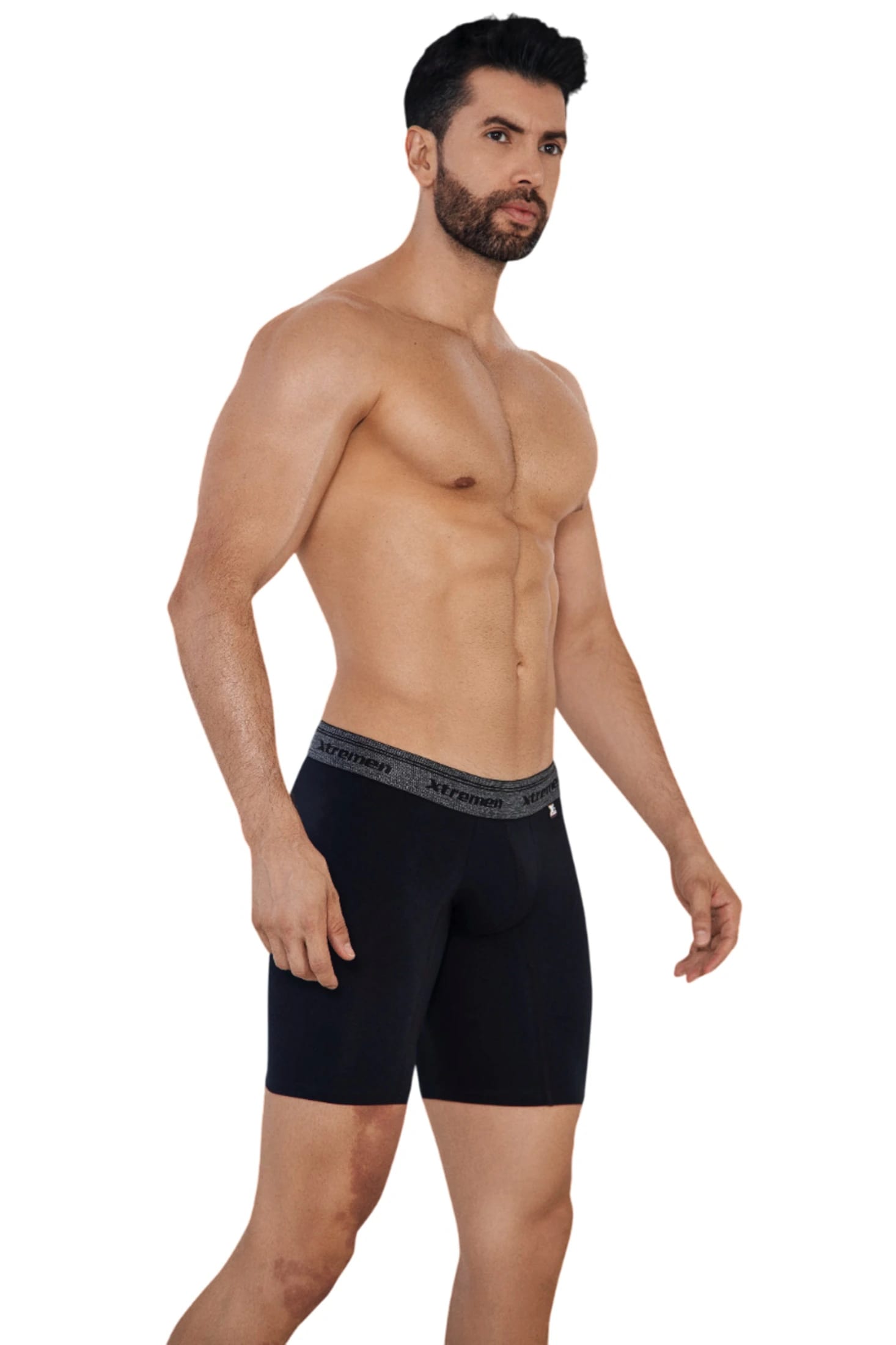 BOXER ALGODÓN DEPORTIVO FONDO ENTERO NEGRO - imagen 2