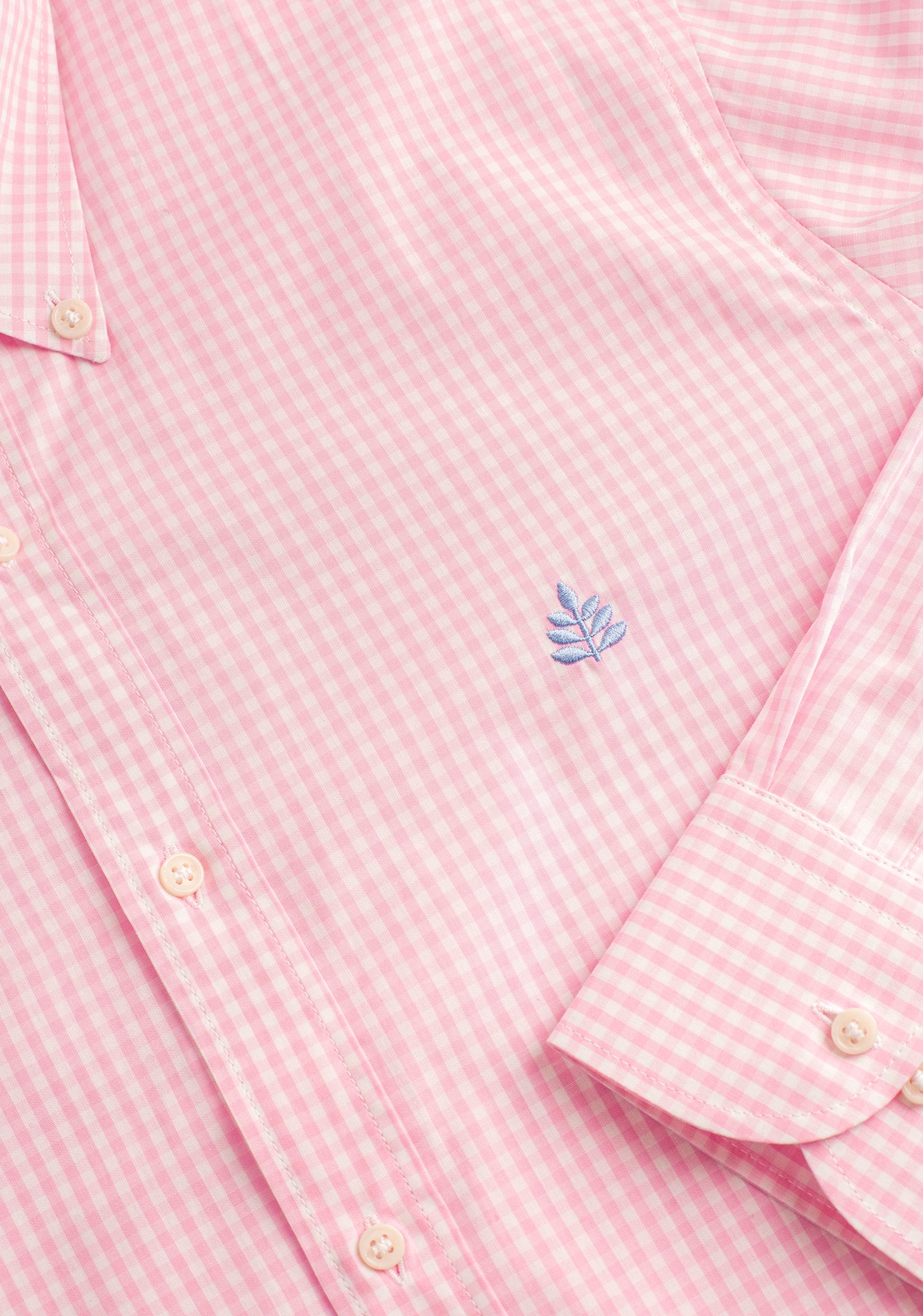Camisa H CBD Cuadros Peq L-Azl Rosado Claro - imagen 3
