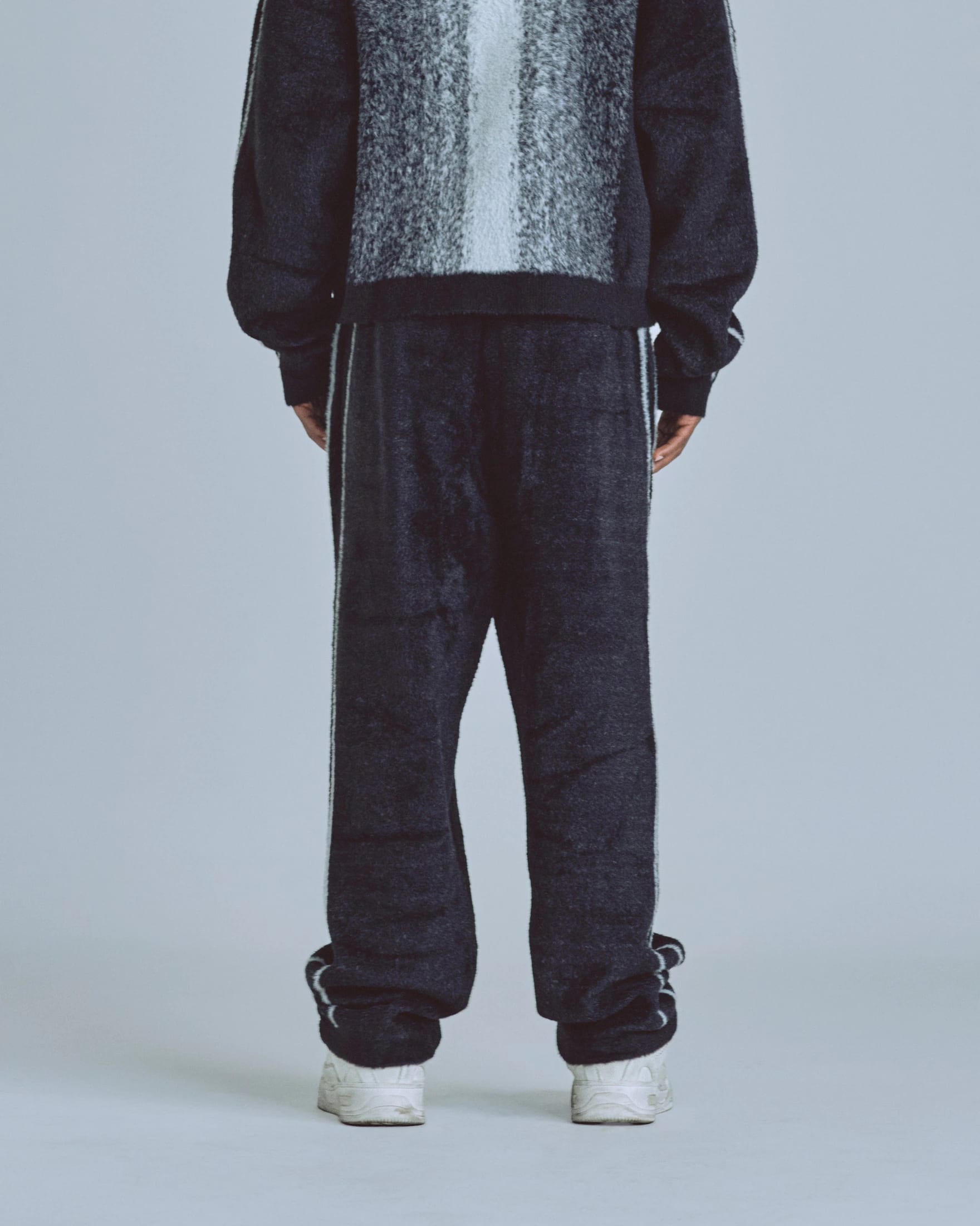 Basics Knit Pants Bone/Black - imagen 5