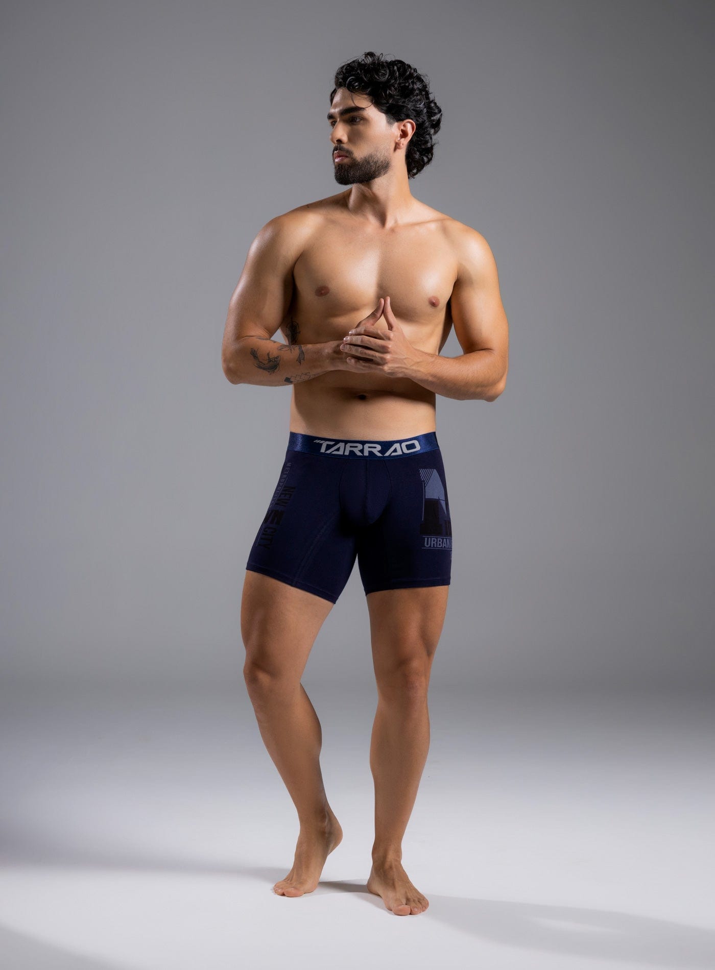 BOXER AD ALGODON ESTAMPADO LARGO - imagen 1