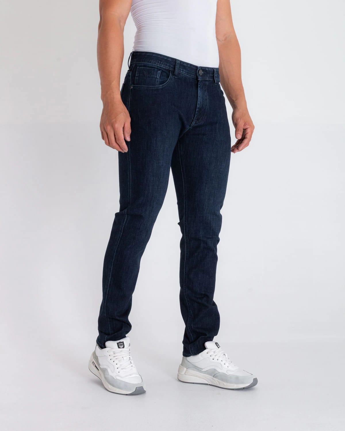 Jean regular tono oscuro para hombre - imagen 2