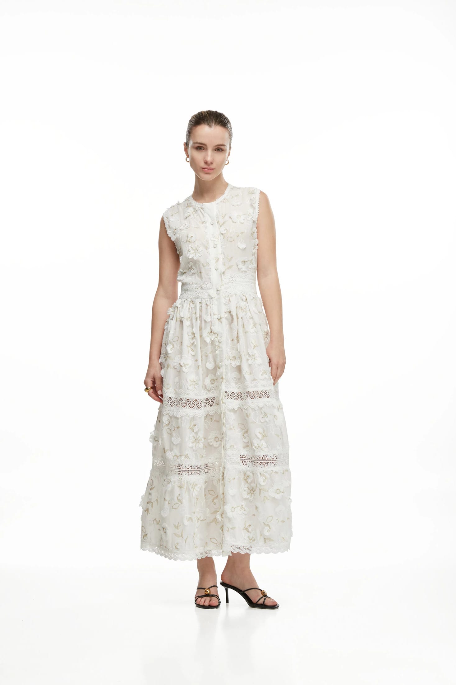 CAMELIA MAXI DRESS WHITE - imagen 2