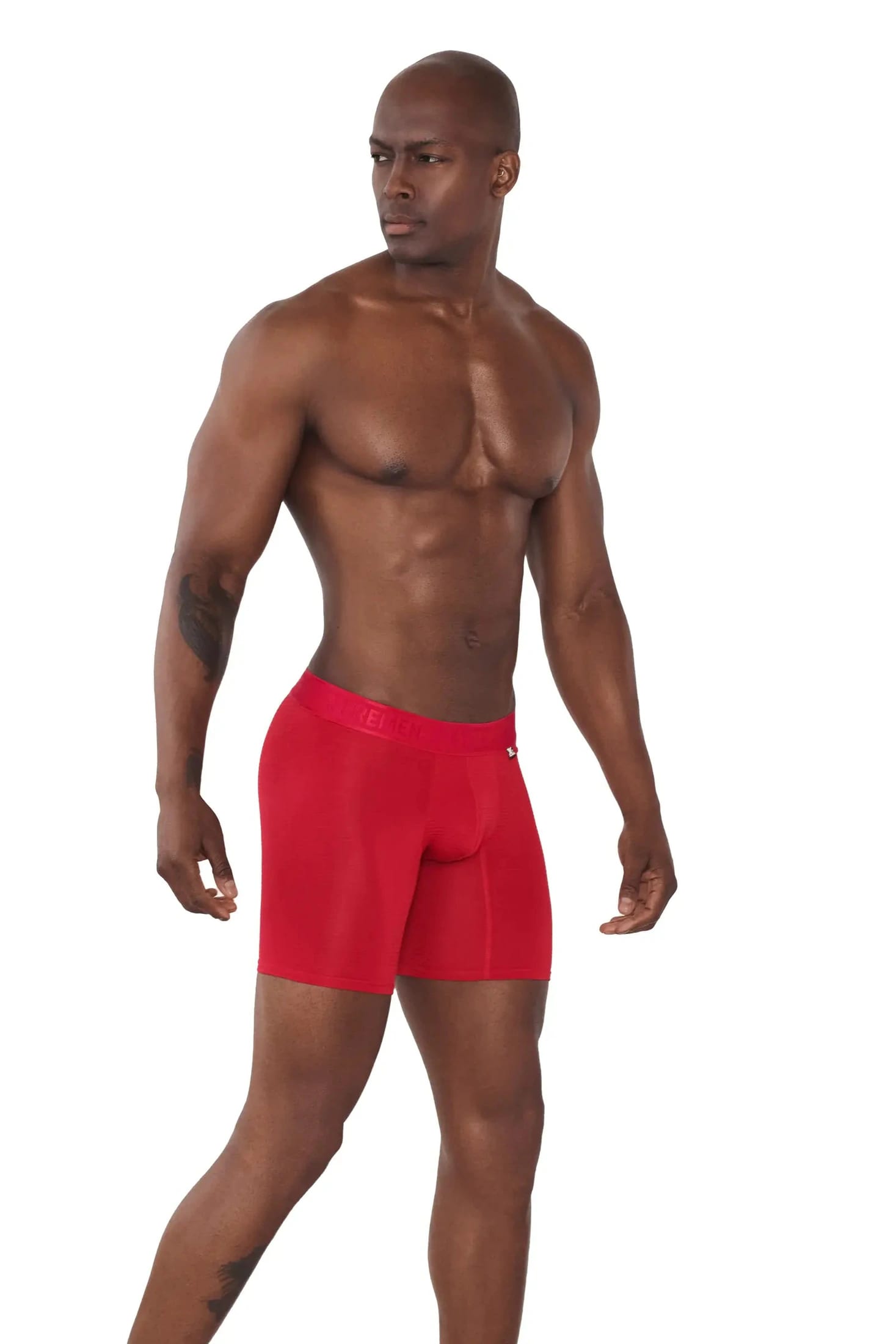 BOXER MICROFIBRA JACQUARD DESAGUJADO  ROJO - imagen 1