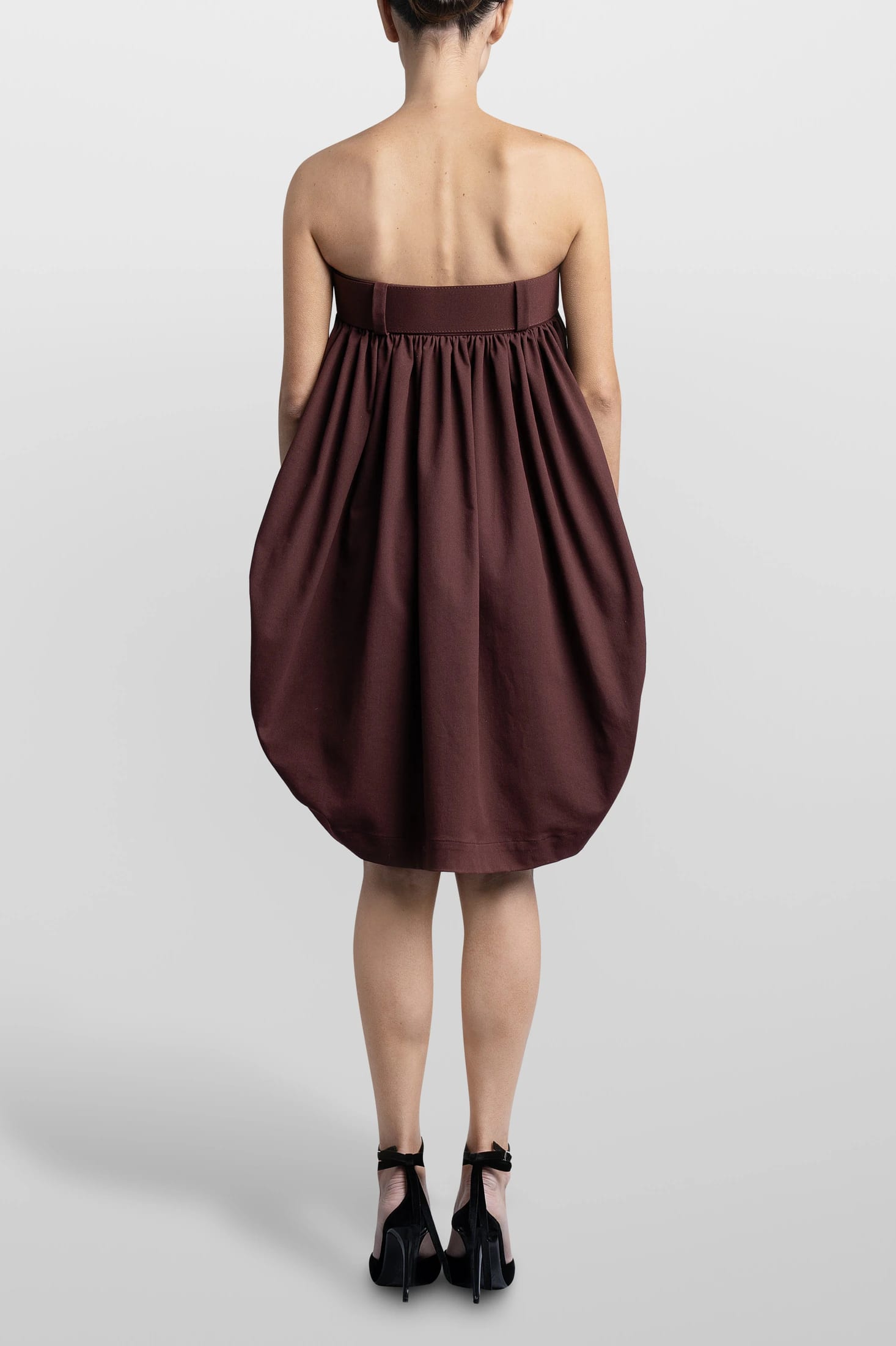 MINI DRESS DRIL CON CINTURÓN - imagen 4