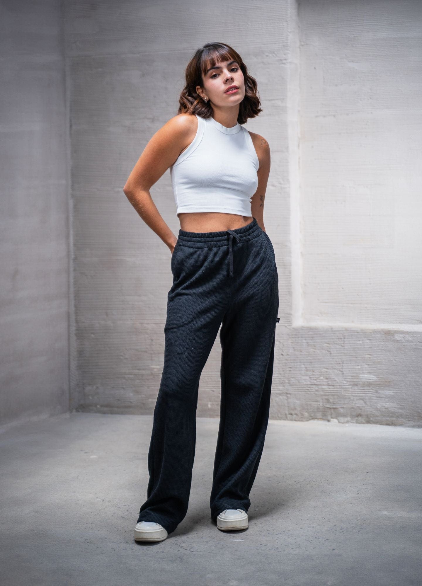 Pantalón Grid - Negro - imagen 1