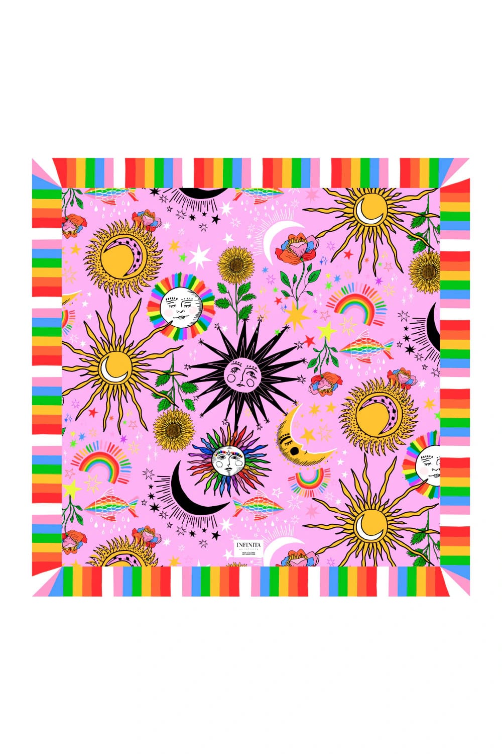 Pañoleta / Madre Luna, Padre Sol Rosa - imagen 3