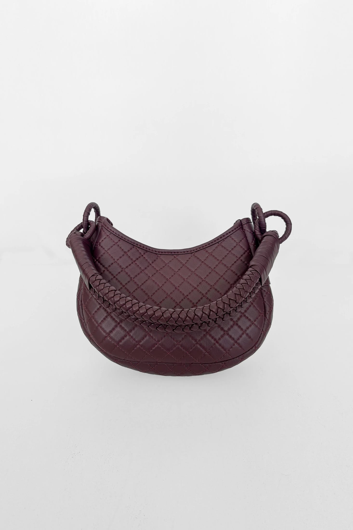 Saddle Mini, Shoulder Bag - Burgundy - imagen 2