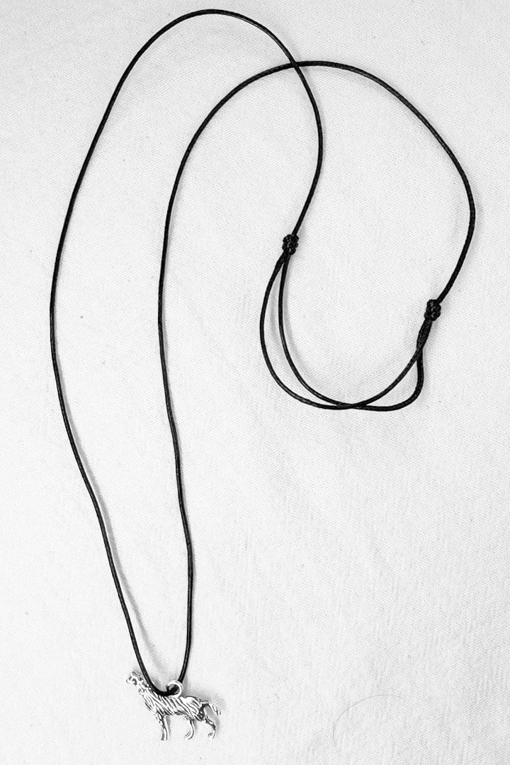 Collar cuerda lobo aullando - imagen 5