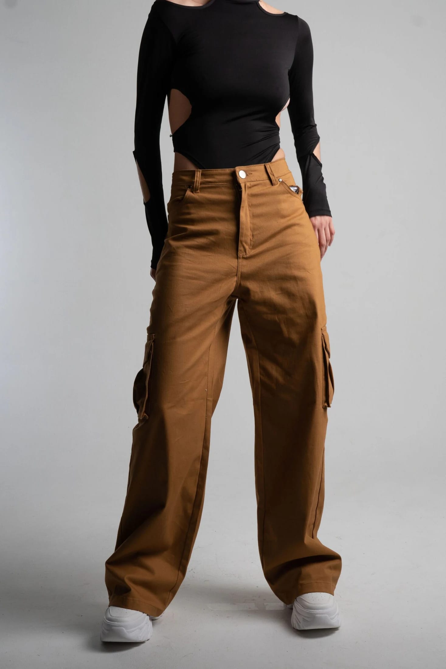 Pantalón Cargo Camel - imagen 5