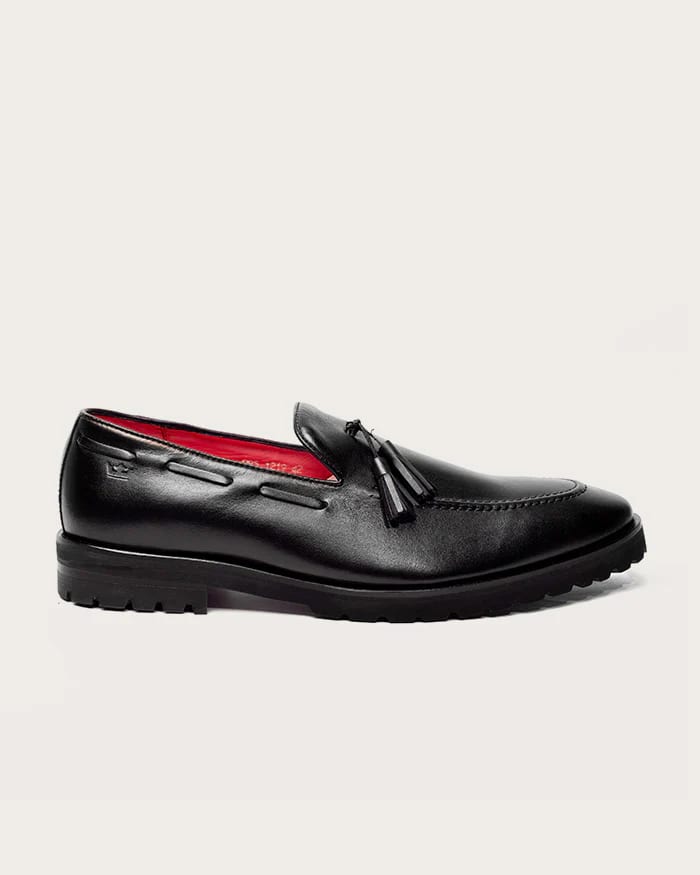 Mocasín Venetto Negro Suela Ultraliviana - imagen 5