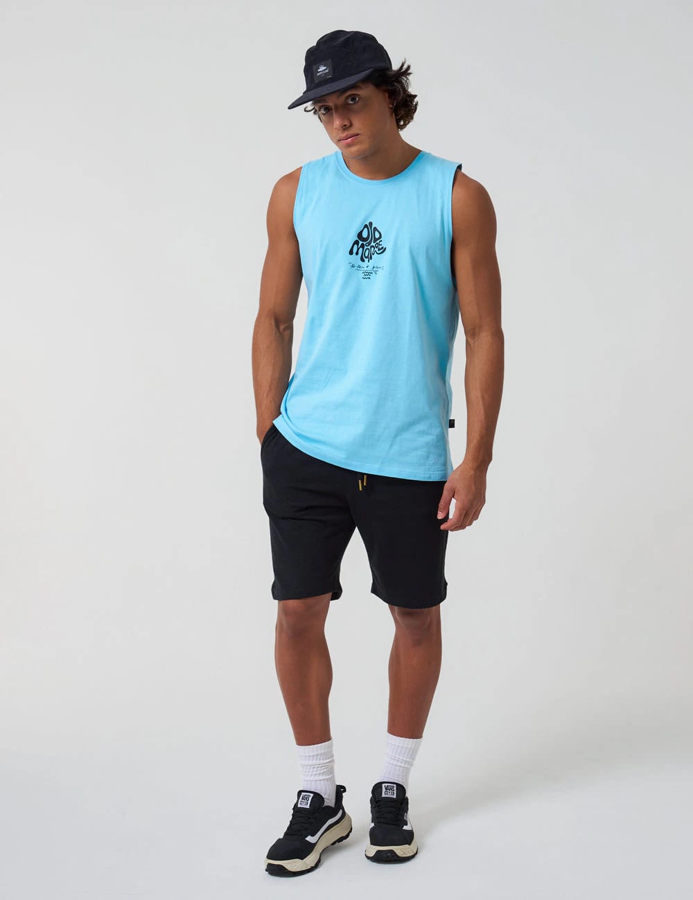 Camisilla Oversize Ojo de Mar Azul Claro Hombre - imagen 2