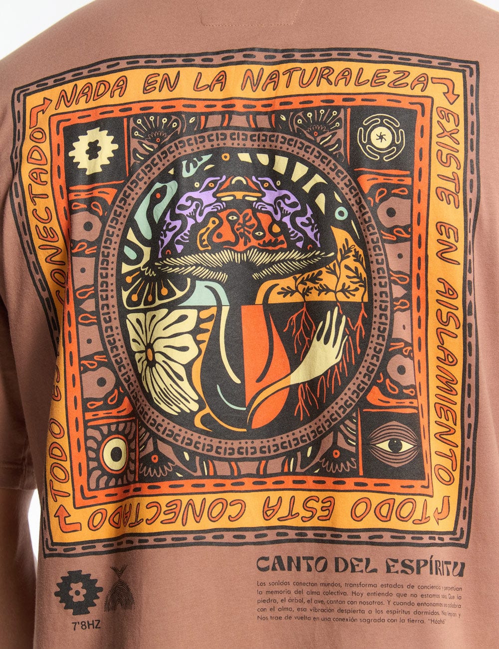 Camiseta oversize Rao marron - imagen 2