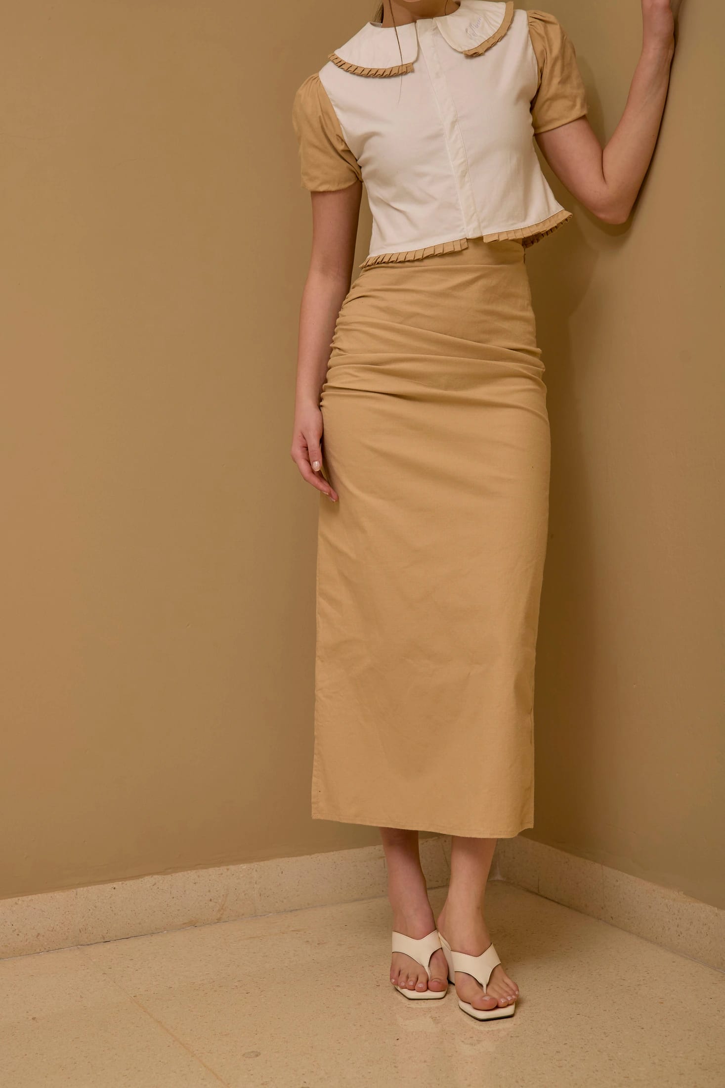 Falda Cambridge Beige - imagen 2