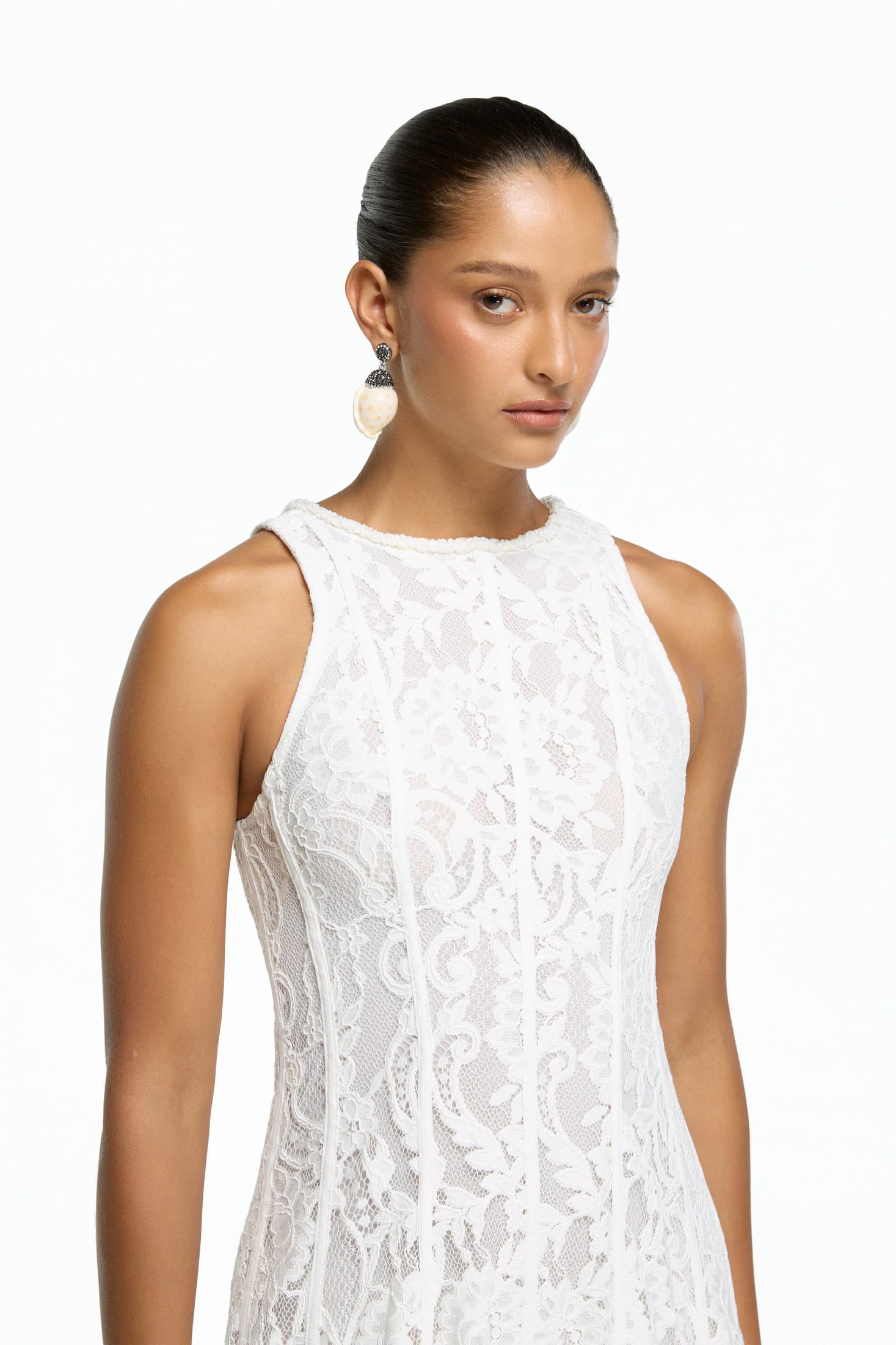ANTOINETTE MIDI DRESS WHITE - imagen 2