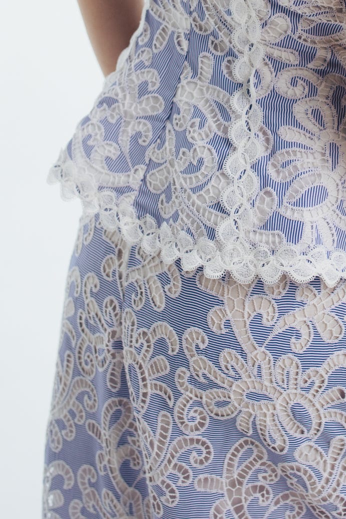 NINA MAXI SKIRT BLUE - imagen 3