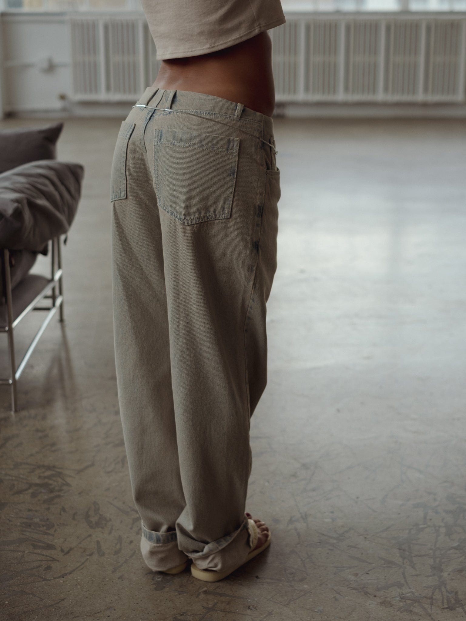 NEW WAISTLESS JEAN - DIRTY PINK - imagen 8