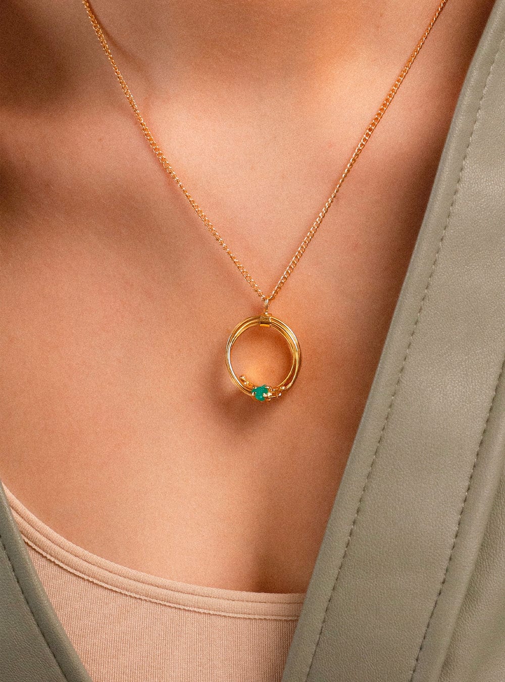 Collar Geo Esmeralda - imagen 2