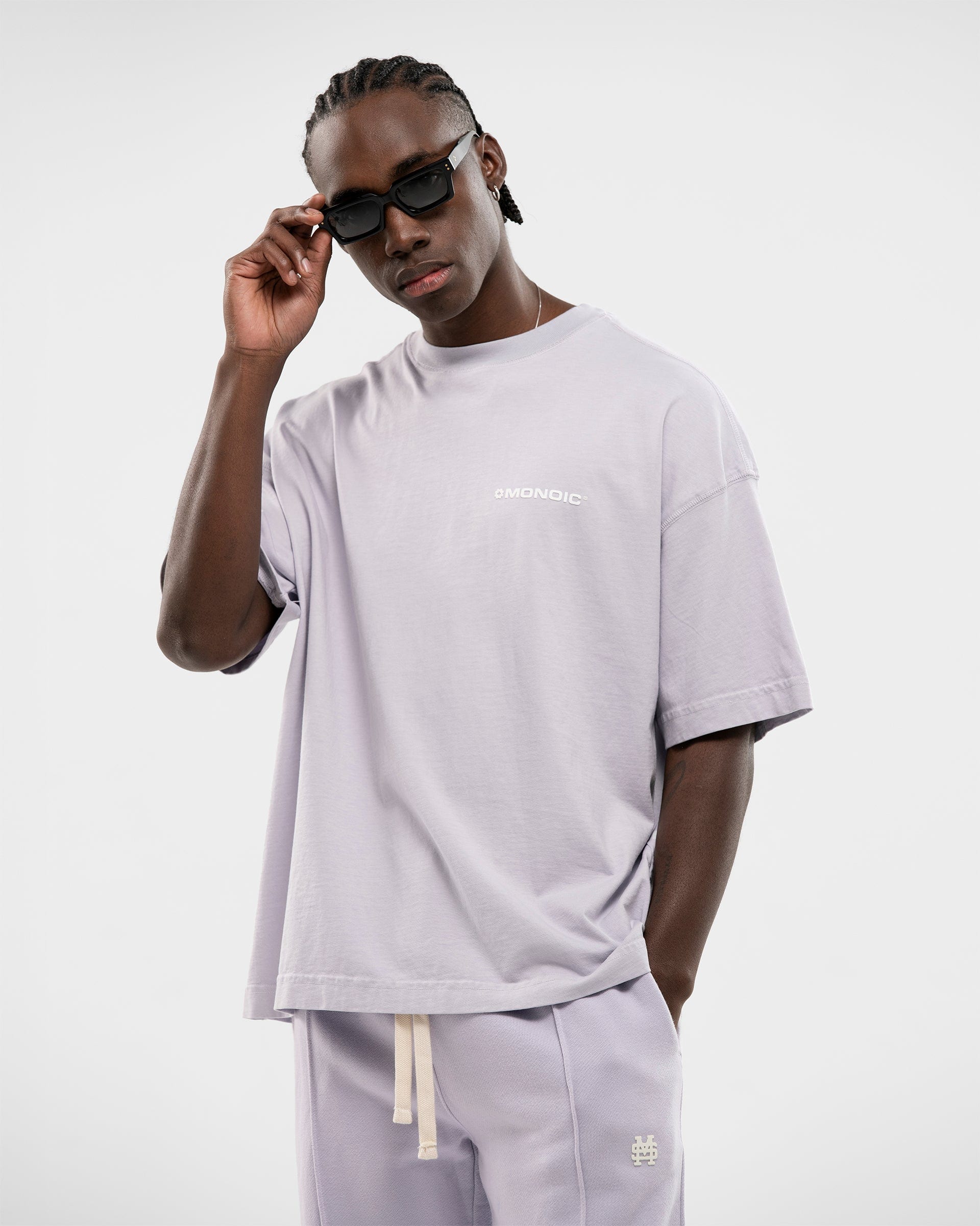 Camiseta Boxy Fit Básica V2 - Lila - imagen 2