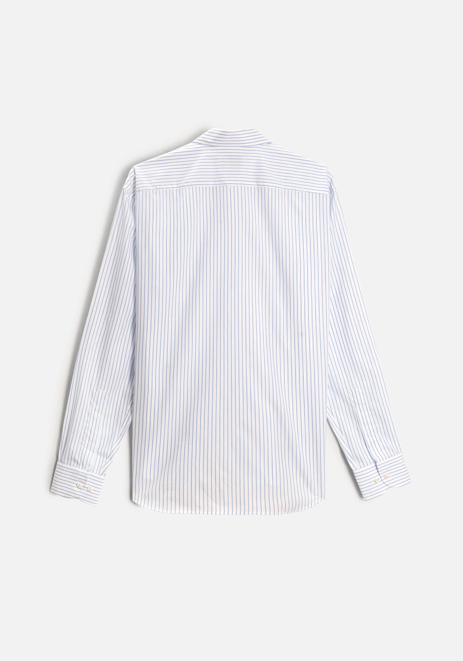 Camisa H CBD Rayas Bols. Grd. Azul Medio - imagen 4