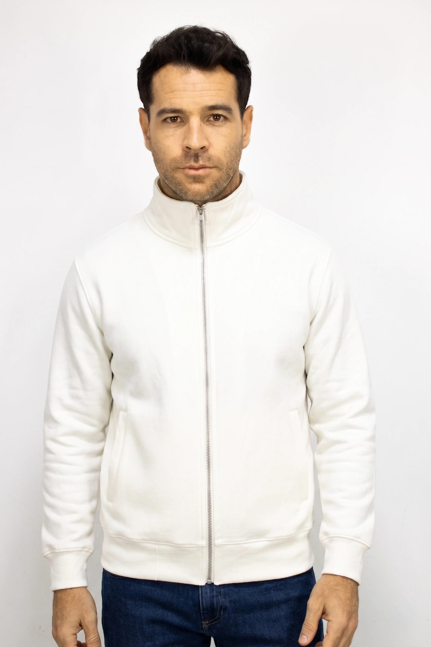 Saco marfil con Cremallera para hombre - imagen 4