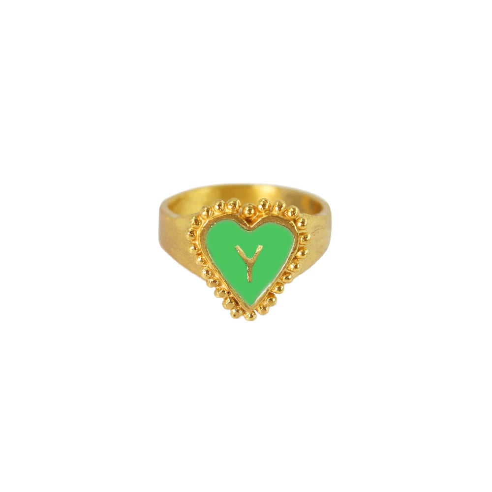 PreOrder Anillo Letra Heart - imagen 18