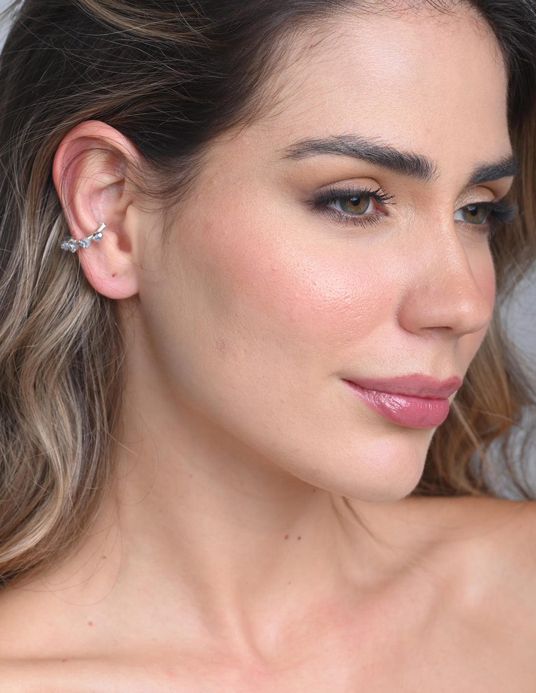 Ear Cuff Jazmin Silver - imagen 1